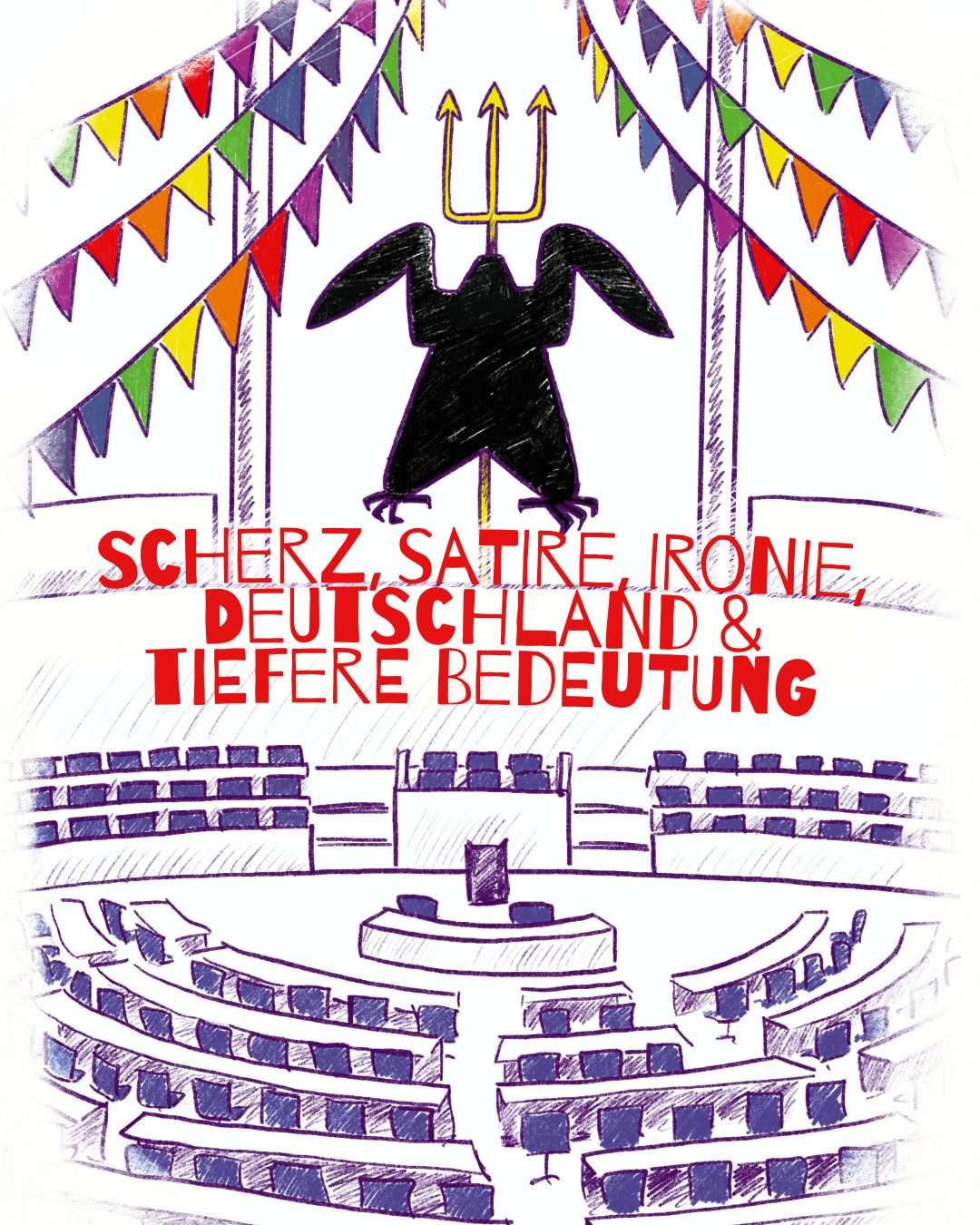 Scherz, Satire, Ironie, Deutschland und tiefere Bedeutung